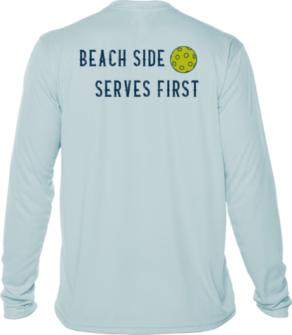 Southernmost Pickleball Beach Side serves first long sleeve tee.