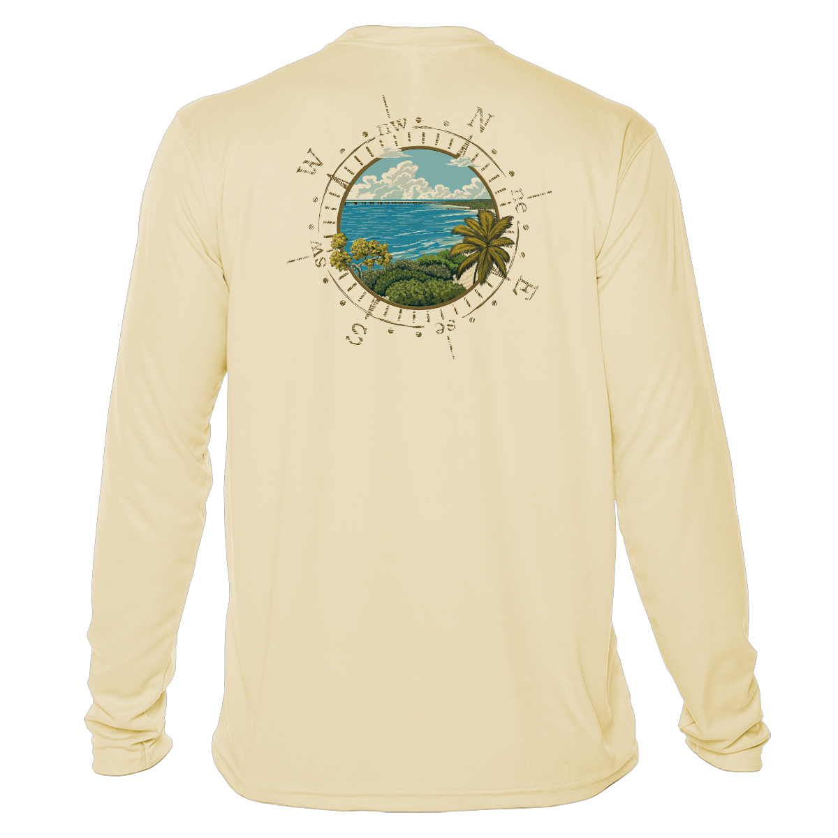 Key West Sun Shirts - Compass to Bahia Honda Key - UPF 50+ Long Sleeve