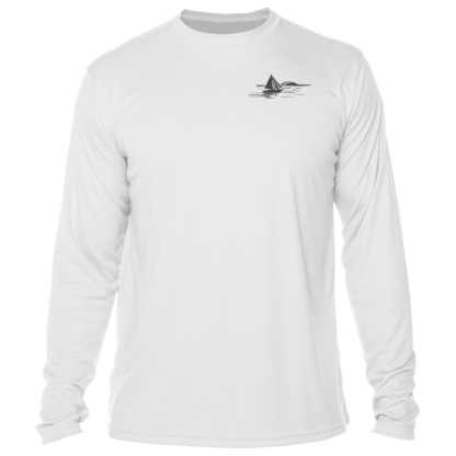 The men's UV shirt with an image of a sailfish.
