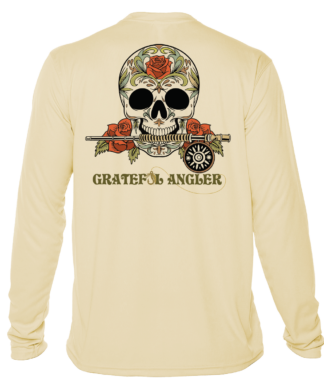 Skull & Redfish Performance Shirt, Seagrass