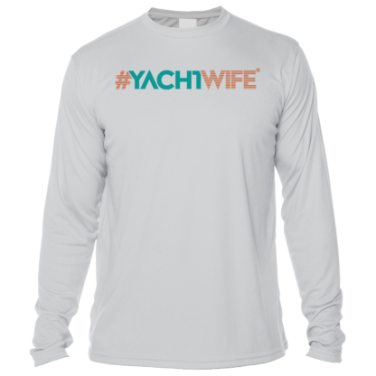 Yacht wife sun protective long sleeve tee.