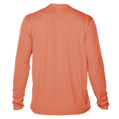 The back view of a Key West Sun Shirts - Blank Slate - UPF 50+ Long Sleeve.