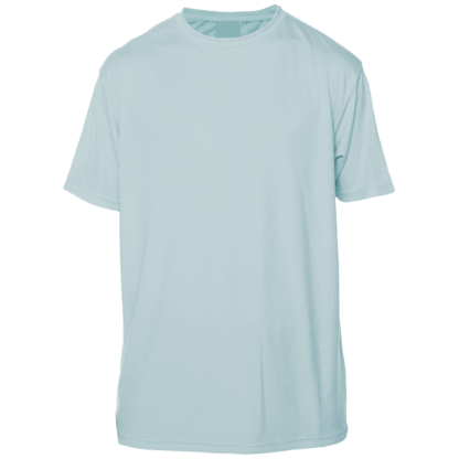 A men's light blue UV shirt.