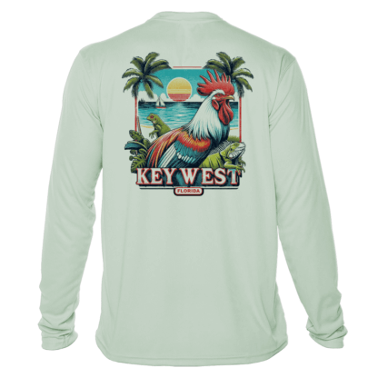 Keywest rooster long sleeve UV shirt.