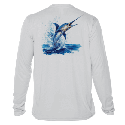 Marlin fishing long sleeve t-shirt.