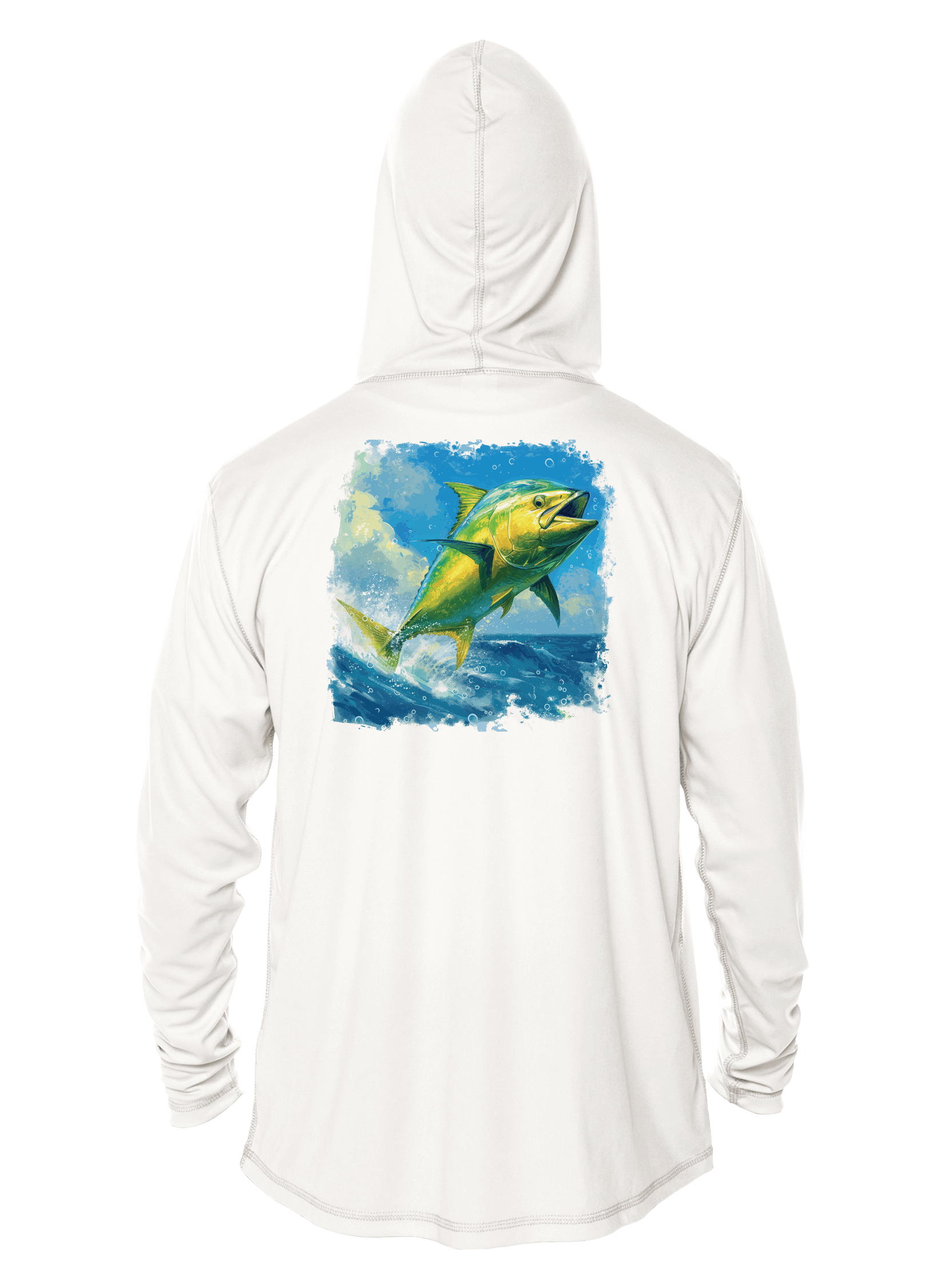 Fishing Shirt Outfitters - Angler's Collection: Mahi-mahi - UPF 50+ Hoodie