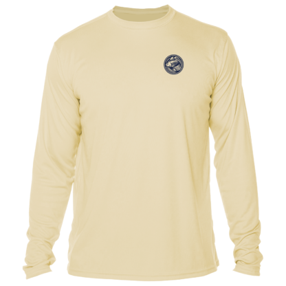 A yellow long sleeve UV shirt for men is available.