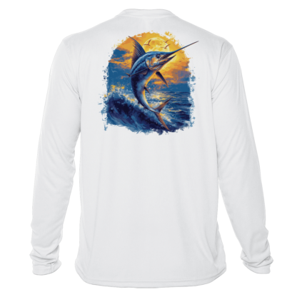 This long sleeve fishing shirt is perfect for marlin fishing.