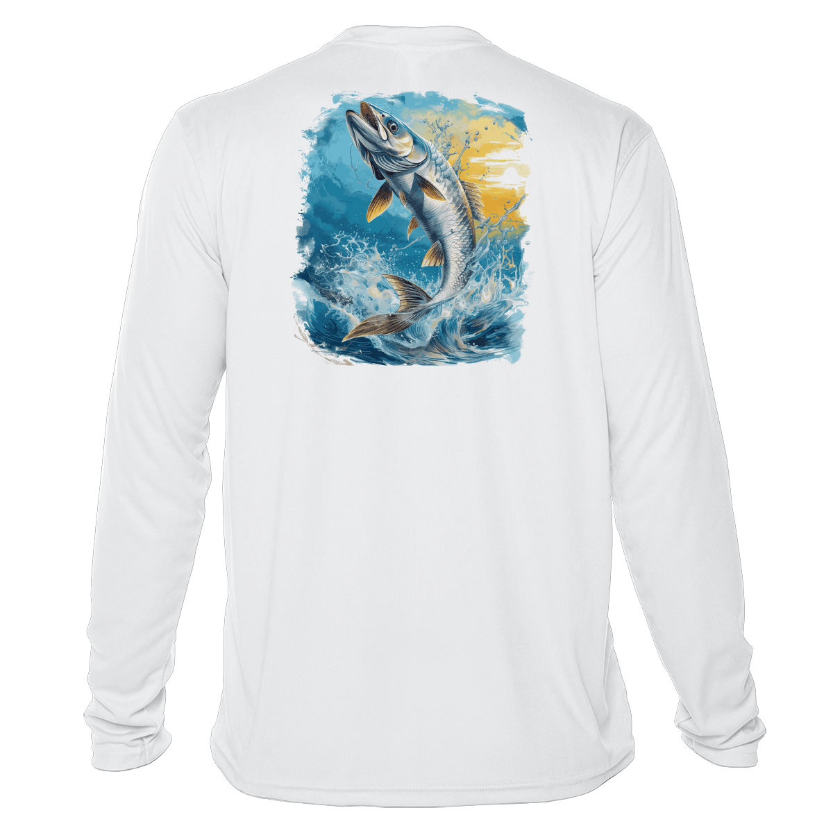 Tarpon Performance Fishing Shirt - Long Sleeve Performance Fishing Shirt - UPF 50+, Snag Resistant, Sun Shirt - Small - Seatec Outfitters