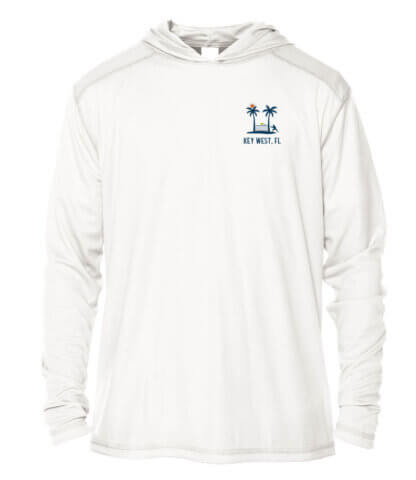 Southernmost Pickelball - Classic Logo - UPF 50+ Hoodie - Image 2