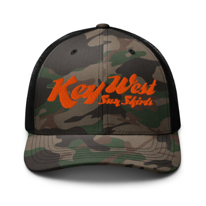 Key West Sun Shirts - Camouflage Trucker Hat - Image 2