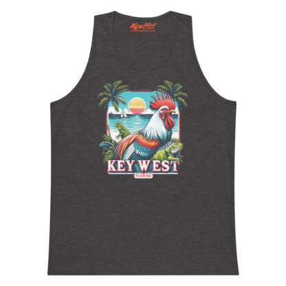 Key West Sun Shirts - Wildlife's Wild Life - Men’s Premium Tank Top - Image 9