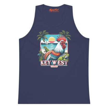 Key West Sun Shirts - Wildlife's Wild Life - Men’s Premium Tank Top - Image 11