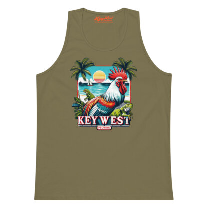 Key West Sun Shirts - Wildlife's Wild Life - Men’s Premium Tank Top - Image 13