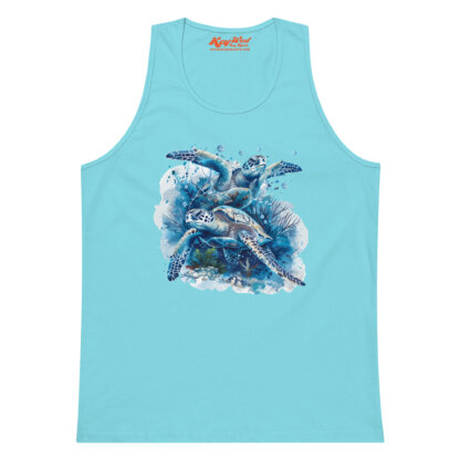 Key West Sun Shirts – Sea Turtles – Men’s Premium Tank Top