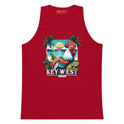 Key West Sun Shirts - Wildlife's Wild Life - Men’s Premium Tank Top - Image 5